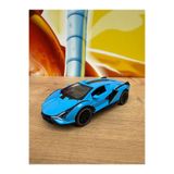 scntoys Lamborghini Çek Bırak Model Araba Lamborghini Veneno Diecast Araba Mavi