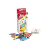 scntoys Manyetik Tangram Buzdolabına Yapışan Tangram -Mıknatıslı Tangram Seti Zeka Oyun Seti Eğitici Oyuncak