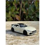 Scntoys Mercedes Amg Gtr Koleksiyon Metal Araba 12CM Lüks Araba Krem Oyuncak Araba Metal Model Araba - 13 cm