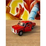 scntoys Mercedes Benz 220 W114 Koleksiyon Metal Araba 12cm Eski Araba Nostalji Kırmızı