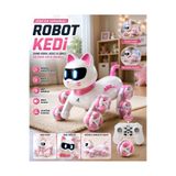 scntoys Oyuncak ÇOK Fonksiyonlu Uzaktan Kumandalı Şarjlı Sesli Işıklı Robot Kedi