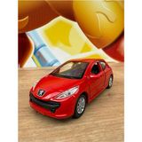 Scntoys Peugeot 207 Diecast Model Araba Peugeot 207 Metal Oyuncak Araba Çekbırak 12CM - 13 cm