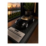 scntoys Porsche 911 Carrera S Diecast Model Araba 1:26 Ölçek Özel Standlı Kutulu Porsche Diecast Siyah