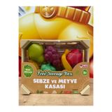 Scntoys Sebze Meyve Kasası Meyve Sebzeler Oyuncak Meyve Sebze Armut Üzüm Muz Mısır Üzüm