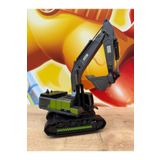 scntoys Sürtmeli İnşaat Araçlar Serisinden Metal Oyuncak Kepçe Yeşil Ekskavatör Kepçe İş Makinesi Dozer