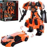 scntoys T-warrior Metal Gövdeli Dönüşebilen Robot Oyuncak Robot