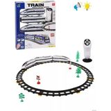 Scntoys Uzaktan Kumandalı Tren Sesli Işıklı Pilli Mıknatıs Bağlantılı Tren Seti 30 Parça 176CM Ray Uzunluğu