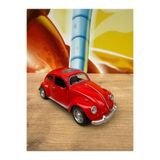 scntoys Vosvos Diecast Model Araba Kaplumbağa Wolkswagen Klasik Model Araba Sesli Işıklı