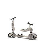 Scoot And Ride Highwaykick 1 2'si 1 Arada Açık Gri Oturaklı 3 Tekerlekli 1-5 Yaş Çocuk Scooter