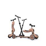 Scoot And Ride Highwaykick 1 Push And Go 2'si 1 Arada Ebeveyn Kontrollü 3 Tekerlekli 1-5 Yaş Çocuk Scooter - Kahverengi