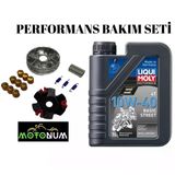 Scooter 50-80Cc Performans Ön Varyatör Yağlı Bakım Seti Liqui Moly Street 10W40 M1523