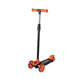 Scooter Çocuk Scooter Işıklı Slikon Teker Turuncu 40 Kg Taşıma