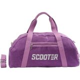 Scooter Kadın Spor Çanta Su Geçirmez Dış Yüzey ile Günlük Seyahatler İçin 50x30x24 cm - Antrasit - Mor