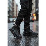 Scooter Siyah Su Geçirmez Kaymaz Taban Unisex Outdoor Trekking Bot G2018