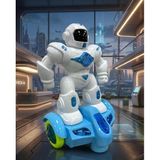 Scooterlı 360 Derece Dönebilen Işıklı, Müzikli Ve Hareketli Eğitici Oyuncak Robot