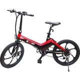 Scoowy Elektrikli Bisiklet VT-250 Kırmızı / Mavi Renk Opsiyonu