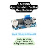 Scordion LM2596 Ayarlanabilir DC/DC Voltaj Düşürücü - Step-Down - Gerilim Düşürücü