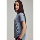 Scorp Aria Sırt Detaylı Kadın Spor Tişört Gri - XL - Çok Renkli