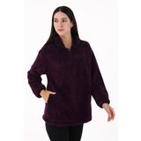 Scorp Cheer Casual Kadın Peluş Mont Mor