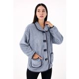 Scorp Glory Kadın Peluş Ceket Mavi
