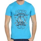 Scorp Graphics Oceans Baskılı Erkek Tişört - 2XL - Standart