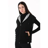 Scorp Impact Reversible Kadın Çift Taraflı Yelek Siyah