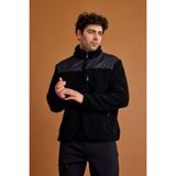 Scorp Orbit Siyah Casual Peluş Mont Erkek Regular Fit Dik Yaka Özellikli Günlük Kullanım