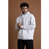 Scorp Origin Erkek Hoodie Sweatshirt Gri XXL
