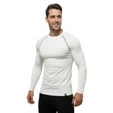 Scorp Thermo-Fit Erkek Termal İçlik Üst Kayak İçliği Bisiklet Yaka Beyaz