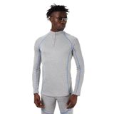 Scorp Thermo-Fit Extreme Gri Erkek Termal Fermuarlı Üst Kayak İçliği