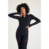 Scorp Thermo-Fit Extreme Kadın Termal Içlik Fermuarlı Üst Kayak Içliği Siyah