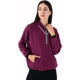 Scorp Tracer Kadın Spor Sweatshirt Mürdüm L