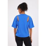 Scorp Zen Kadın Crop Tişört Saks Mavi S