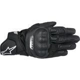 Scorpion Alpinestars Sp-5 Deri Korumalı Motosiklet Eldiveni Siyah - 2XL