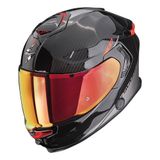 Scorpion Apex EXO-GT SP Carbon Matrix Air Asphalt Kapalı Motosiklet Kaskı Siyah Gümüş