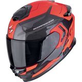 Scorpion Apex Exo-Gt Sp Carbon Matrix Air Flex Kapalı Motosiklet Kaskı Siyah Kırmızı - XL - Siyah - Kırmızı