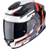 Scorpion Apex Exo-Gt Sp Carbon Matrix Air Tornado Kapalı Motosiklet Kaskı Siyah Kırmızı - Siyah - Kırmızı