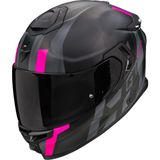 Scorpion Apex EXO-GT SP Carbon Matrix Air Touradven Kapalı Motosiklet Kaskı Mat Siyah Pembe - XS
