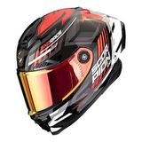 Scorpion Apex EXO-Race Air Kobra Kapalı Motosiklet Kaskı Siyah Kırmızı