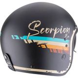 Scorpion Belfast Evo Adonis Açık Motosiklet Kaskı Mat Siyah Bej