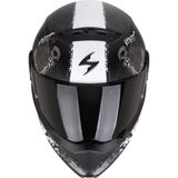 Scorpion Covert Fx Skullz Kapalı Motosiklet Kaskı Mat Siyah Gri Altın