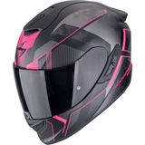 Scorpion Exo 1400 Evo Iı Air Intensio Kapalı Motosiklet Kaskı Mat Siyah Pembe