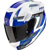 Scorpion Exo 391 Captor Kapalı Motosiklet Kaskı Beyaz / Mavi - XL