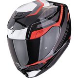 Scorpion Exo 391 Leo Kapalı Motosiklet Kaskı Siyah Kırmızı - XL - Siyah - Kırmızı