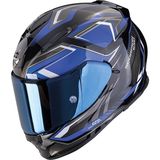 Scorpion Exo 491 Zumo Kapalı Motosiklet Kaskı Siyah Mavi - Siyah- Mavi