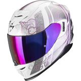 Scorpion Exo 520 Evo Air Fasta Kapalı Motosiklet Kaskı Beyaz / Pembe - XS