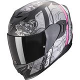 Scorpion EXO 520 Evo Air Fasta Kapalı Motosiklet Kaskı Mat Siyah Pembe - 2XS