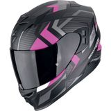 Scorpion Exo 520 Evo Air Sensus Kapalı Motosiklet Kaskı Mat Siyah Pembe - XS - Mat Siyah - Pembe
