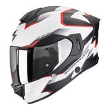 Scorpion EXO-530 Air Clip Kapalı Motosiklet Kaskı Mat Beyaz Siyah Kırmızı