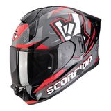 Scorpion EXO-530 Air Rok Kapalı Motosiklet Kaskı Gri Siyah Kırmızı